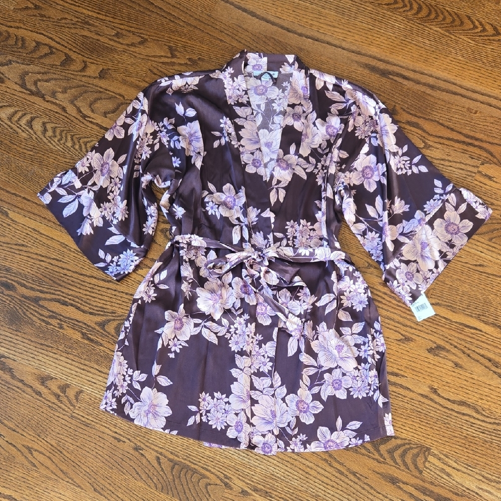 In Bloom By Jonquil Floral Kimono Robe